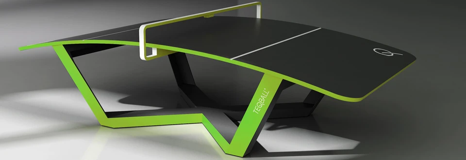 The Teqboard is a specially designed table built exclusively for Teqball