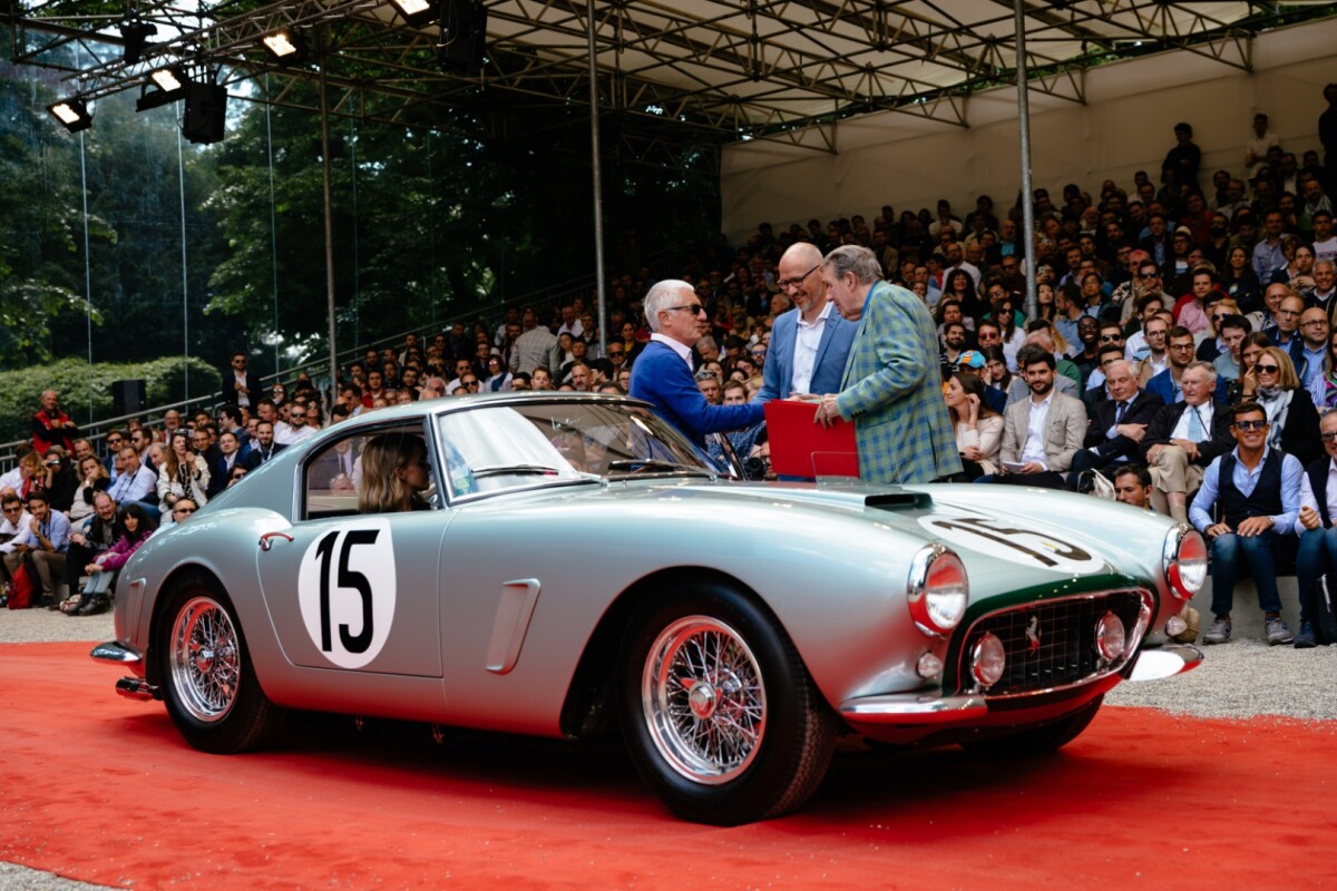The honorable mention in Class E: Swinging Sixties: The Sky's The Limit, was this 1960 Ferrari 250 GT Berlinetta SWB Competizione by Pininfarina, owned by William Loughan (GB)