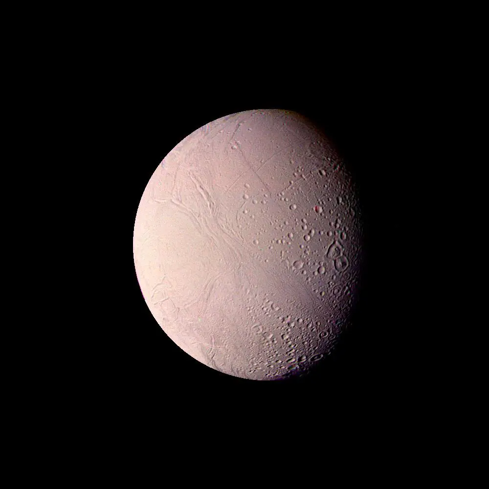 Voyager 2 meeting Saturn’s moon Enceladus