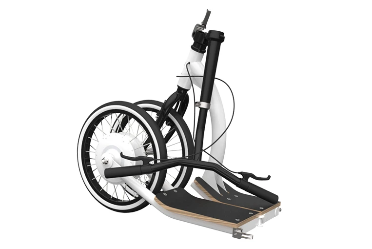 The Smart Ped measures 62 x 78 x 35 cm (24 x 30 x 13 in) when folded