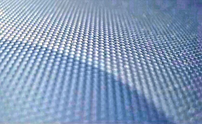 Magnified surface of a piece of reflectance paper (Photo: University of California-Santa Cruz)