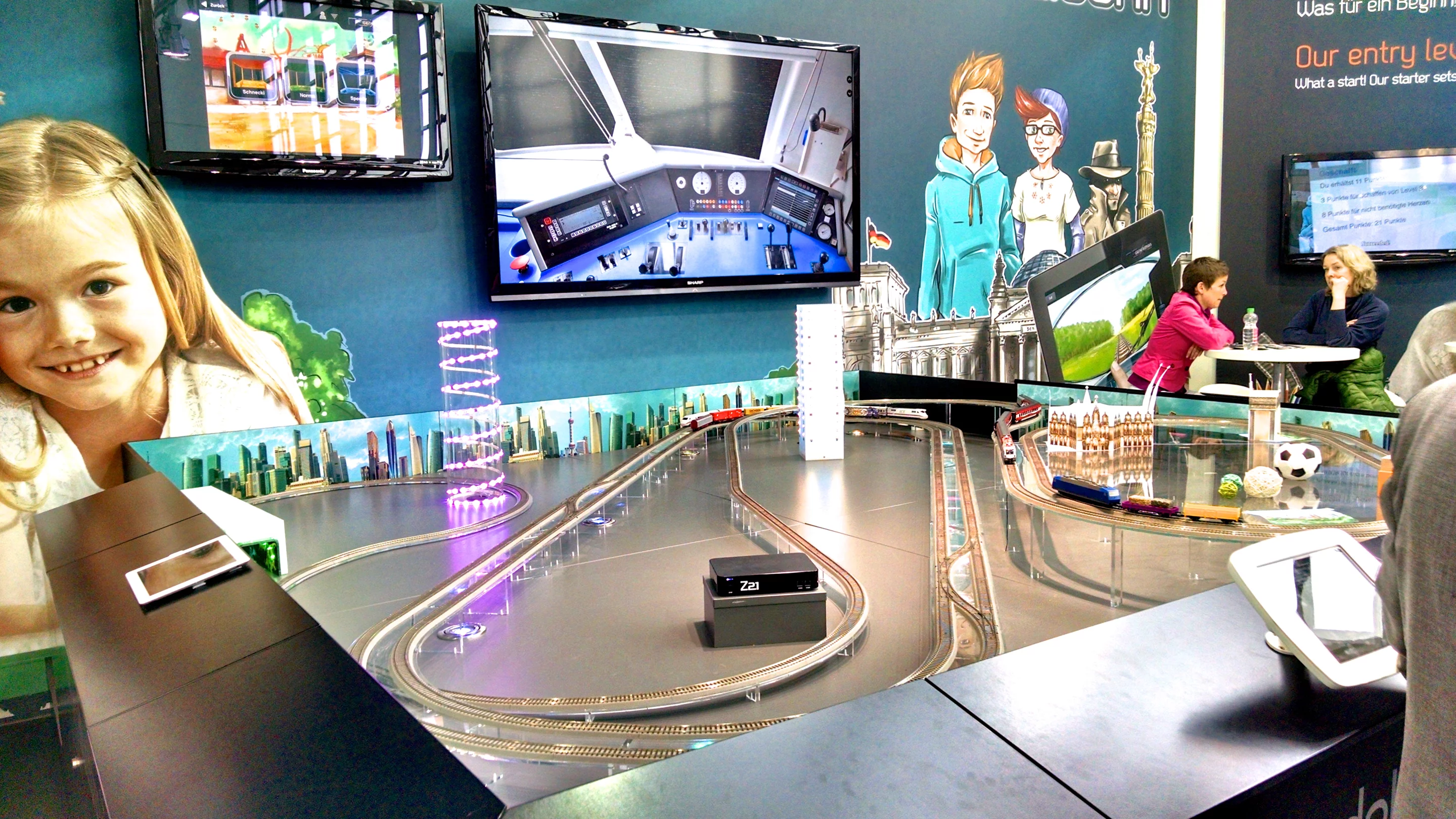 Roco's Next Generation model railroads combine physical toy trains with virtual games (Photo: C.C. Weiss/Gizmag)