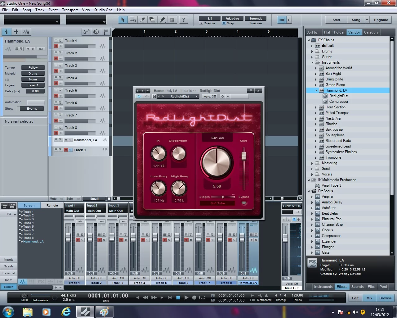 The Studio One suite comes pre-installed with a vast selection of plugins, effects and instruments