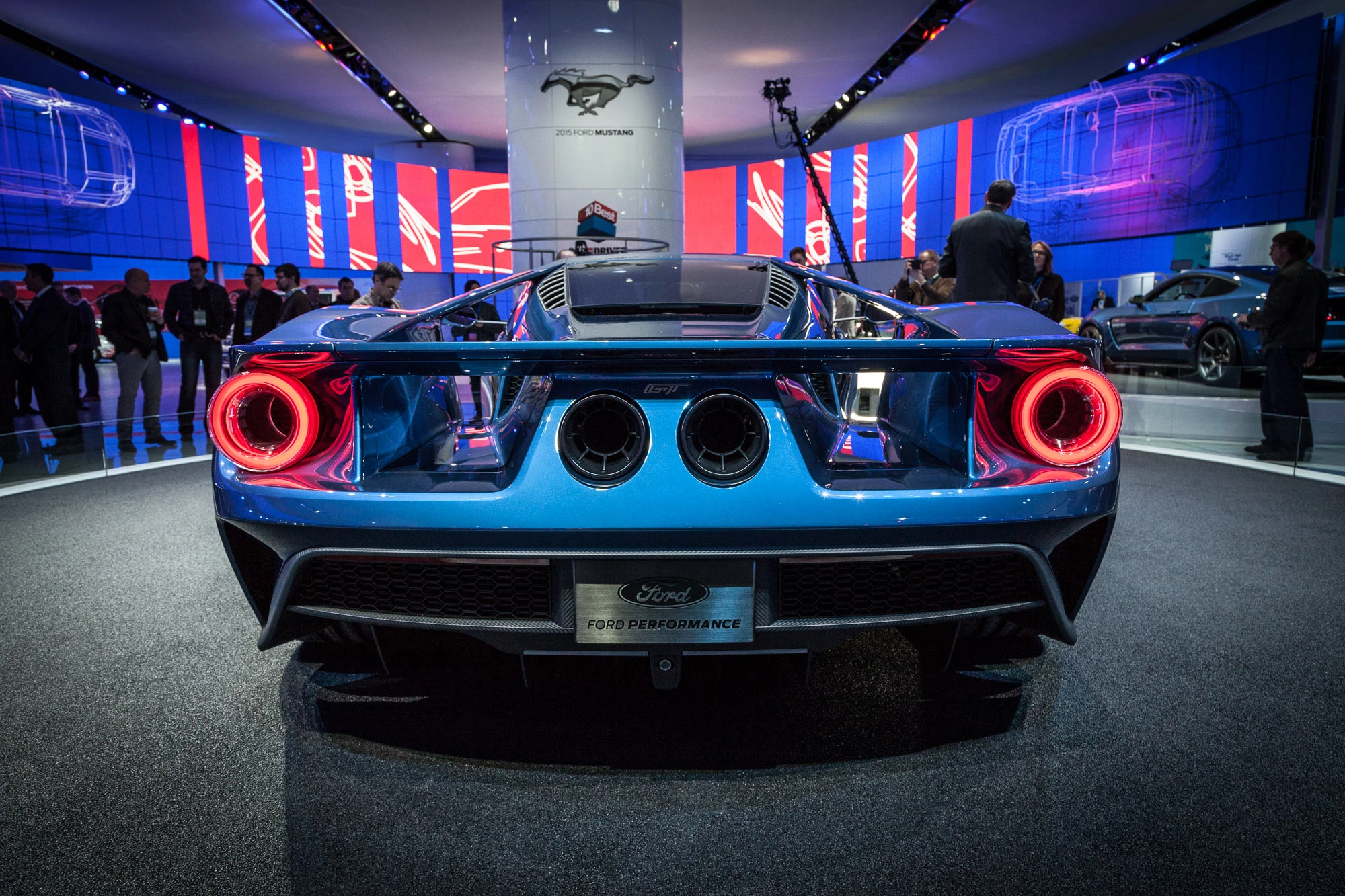 The third generation GT from Ford at the 2015 Detroit Auto Show (Photo: Loz Blain/Gizmag)