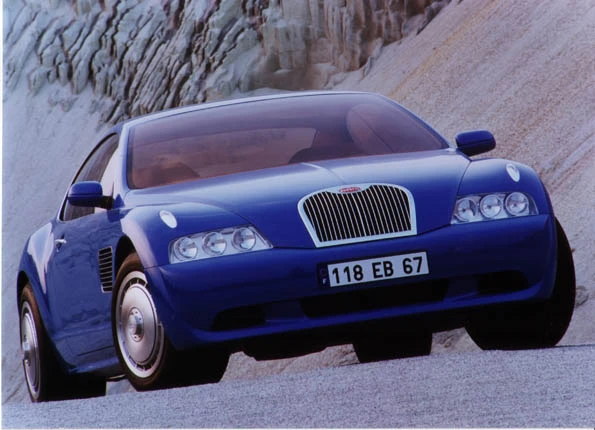 The Bugatti EB 118 was the first of three concepts that the revived Bugatti brand prepared under newly established VW ownership