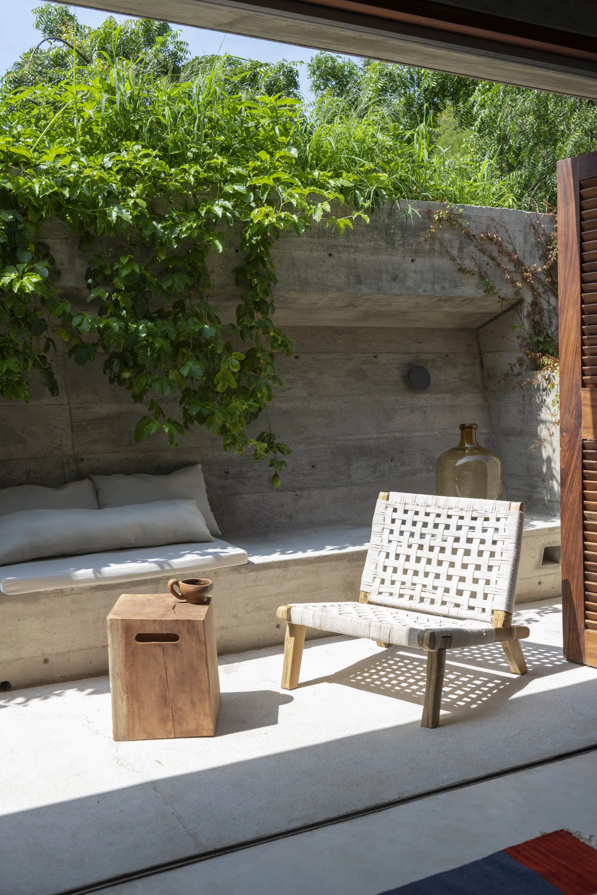 Each suite includes its own private outdoor space