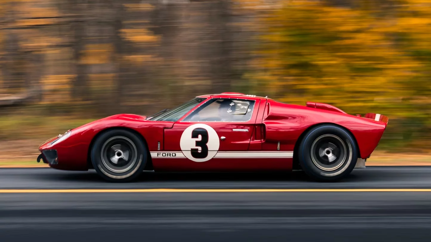 From the Apex Collection, this car is XGT-3, one of only three factory Ford GT40 MkII examples produced with a lightweight chassis and bodywork. Ford GT40 authority (who did write the book on the subject) Ronnie Spain is on record as stating "There are other MkIIs which have been fabulously restored to original configuration, but only XGT-3 is in that original condition still."