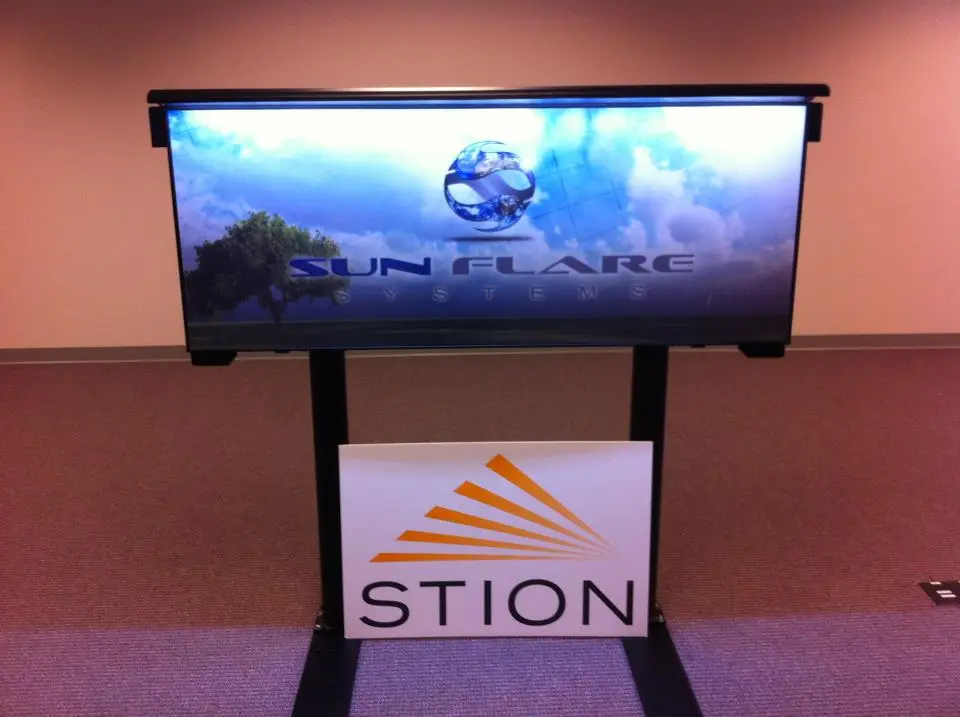 Sun Flare Systems has also designed a Solar Mini Billboard for corporations to advertise their green credentials