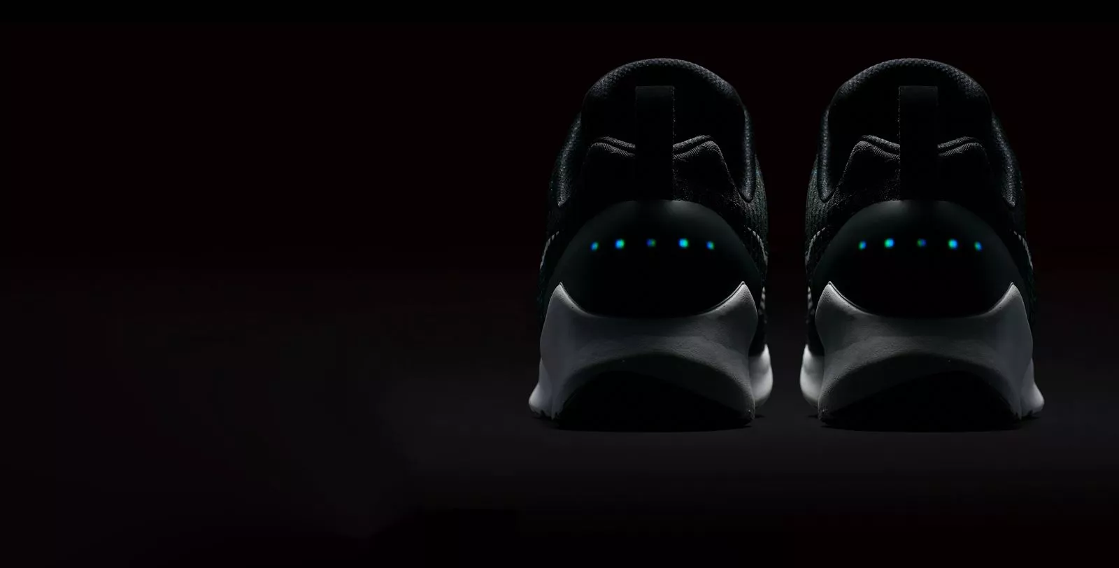 Nike's new HyperAdapt sneakers will light up in blue as they adjust their fit