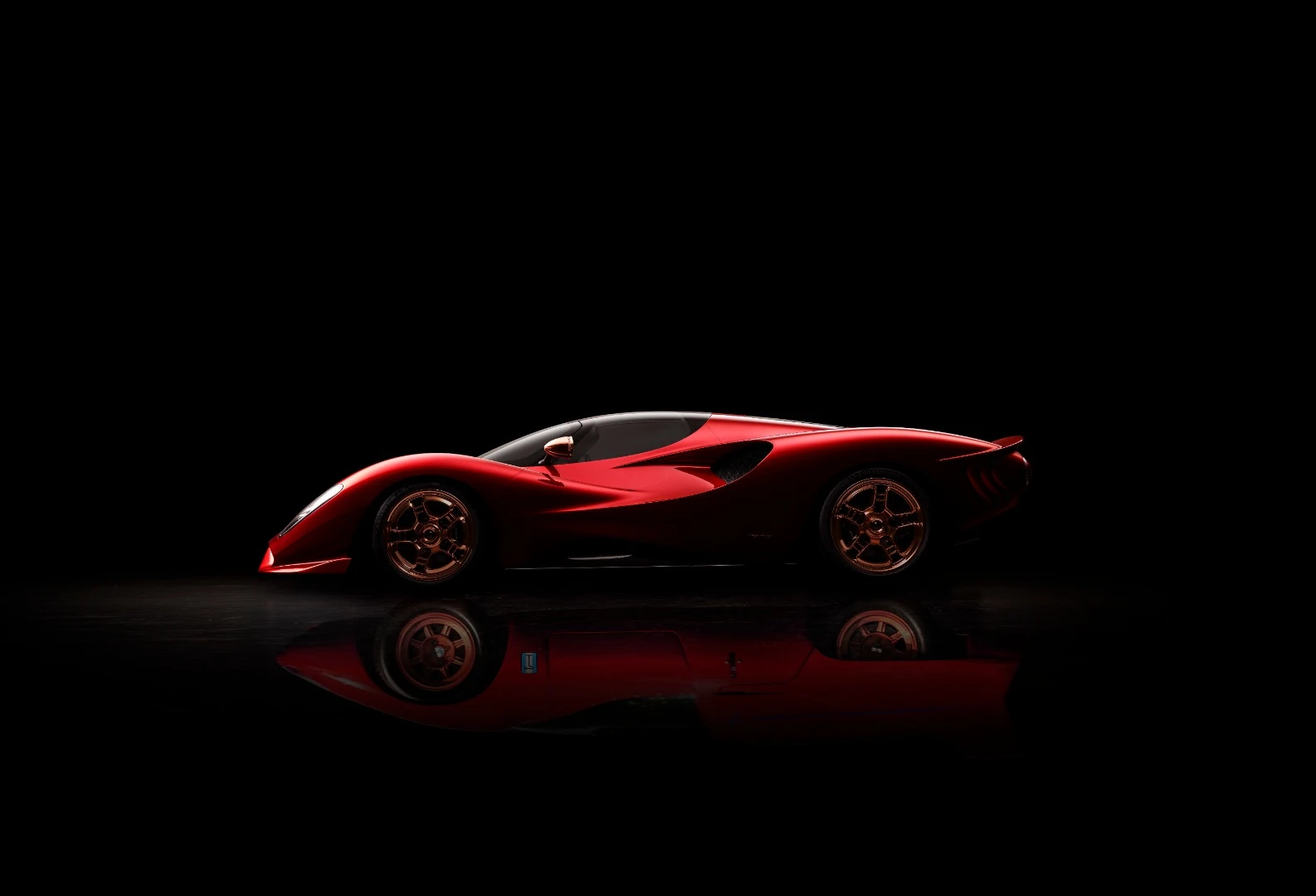 The De Tomaso P72, like a bird in flight
