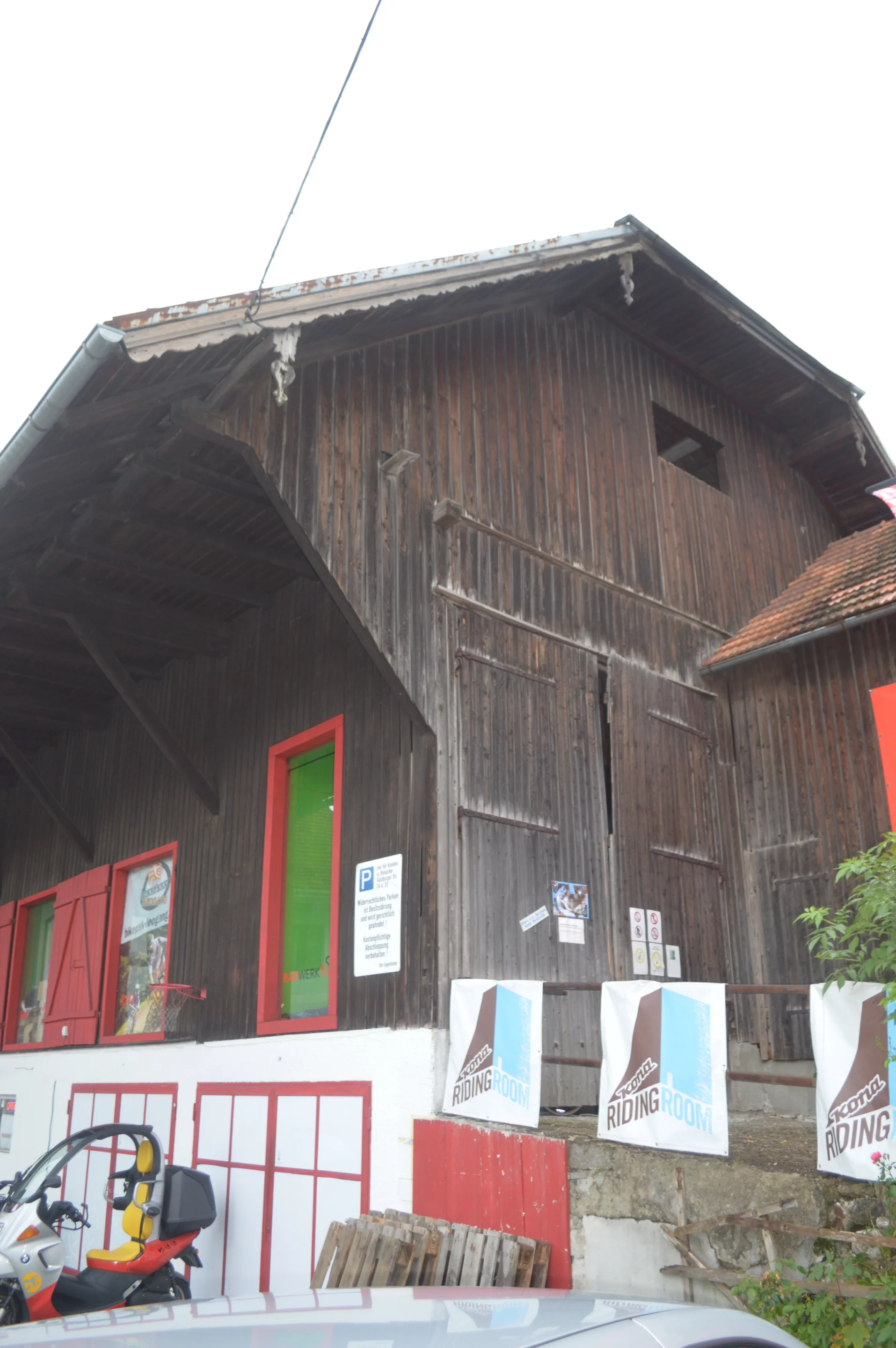 Radwork2010 and EGO transformed this old barn into a bike park