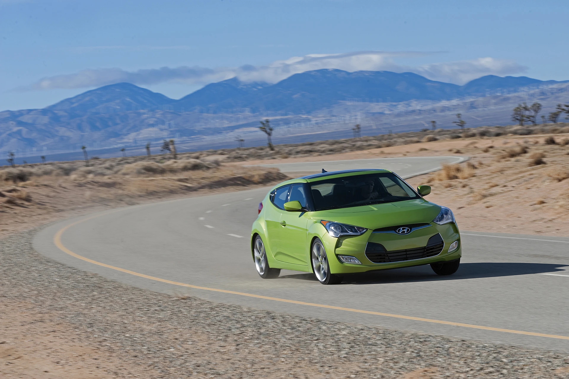 The Hyundai Veloster 3-door coupe