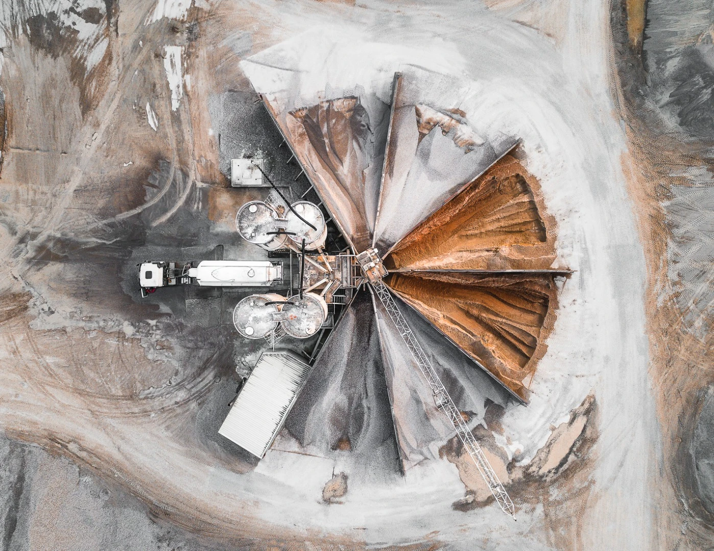 The Quarry Series: Open pit mining is the way most raw materials for construction are gathered from the ground