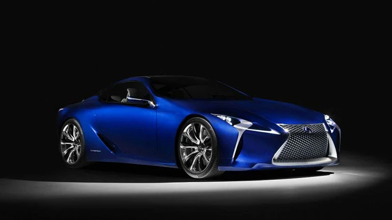 The Lexus LF-LC Blue concept vehicle