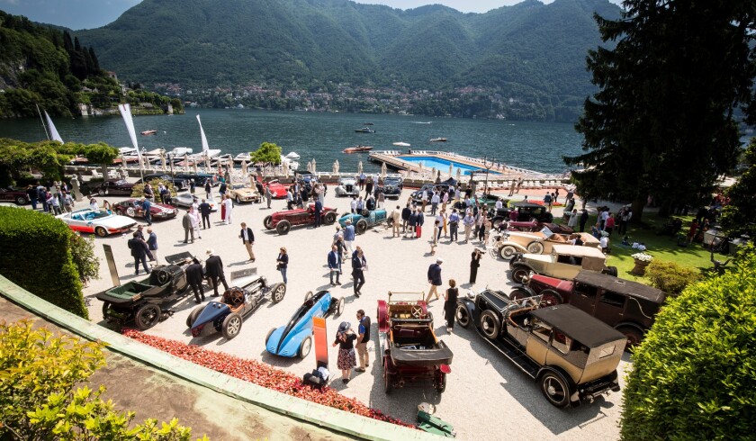 Concours events always seem to be held in picturesque surroundings, and the Villa Erba and Villa d'Este connection makes for a wonderful and supportive local environment.