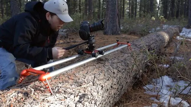 The Red Rocket Travel Slider is a lightweight portable camera slider