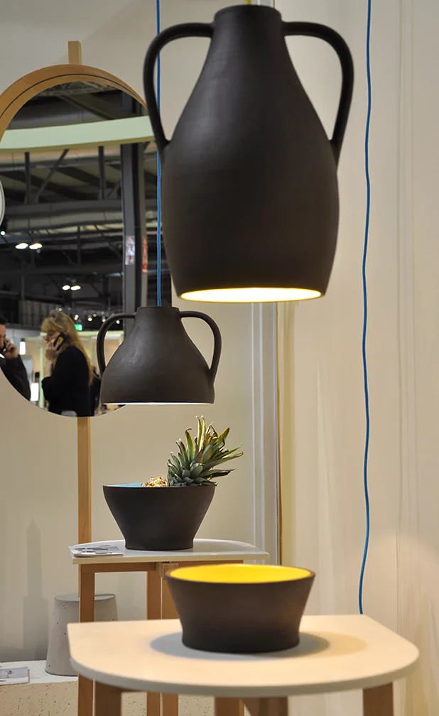 Creative lamp and bowl design by Mejd Studio (Photo: Edoardo Campanale/Gizmag.com)