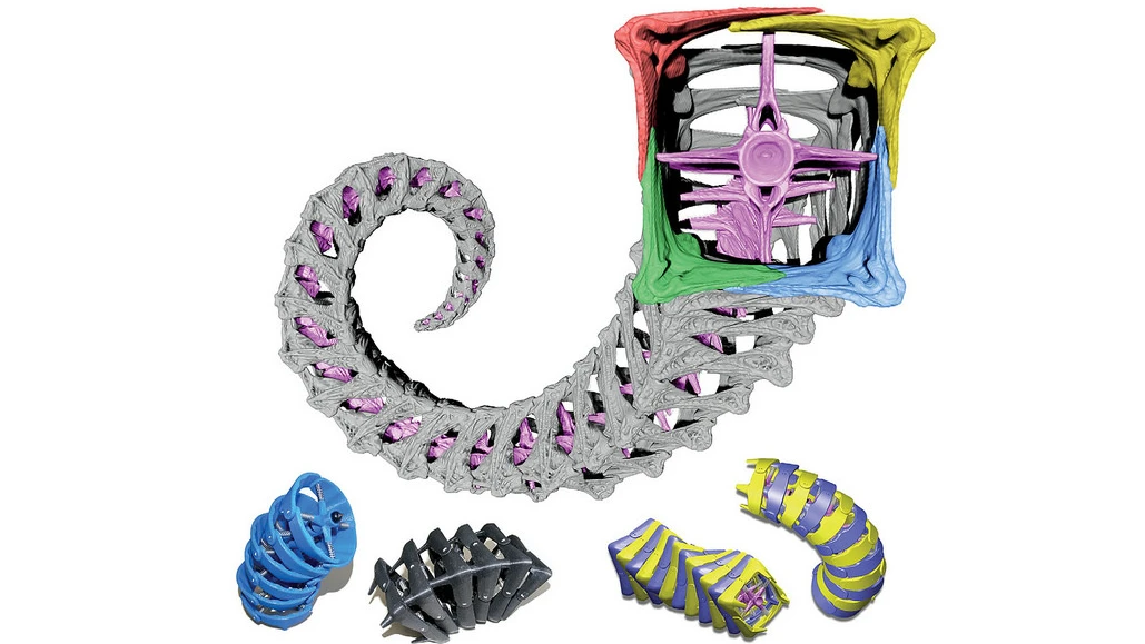 3D models of a seahorse tail tested for possible engineering uses
