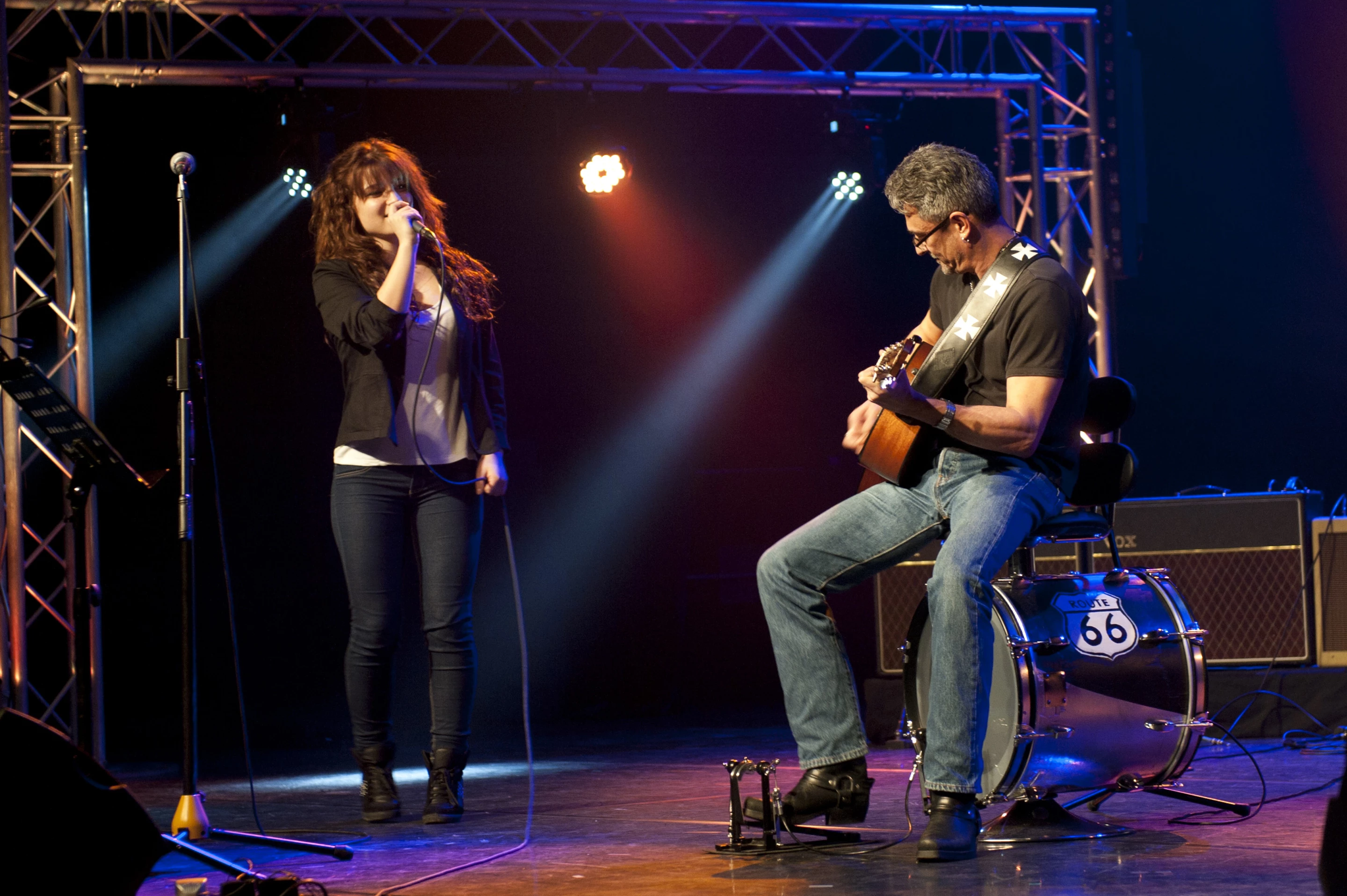 The Drumstooled combines a kick drum, reversed pedal and height-adjustable stool