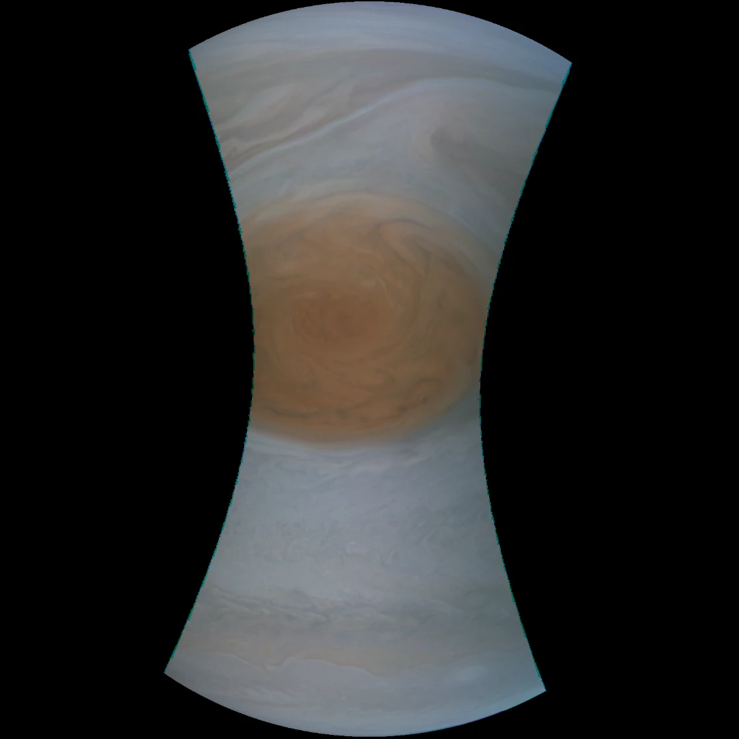 Another raw composite image from JunoCam