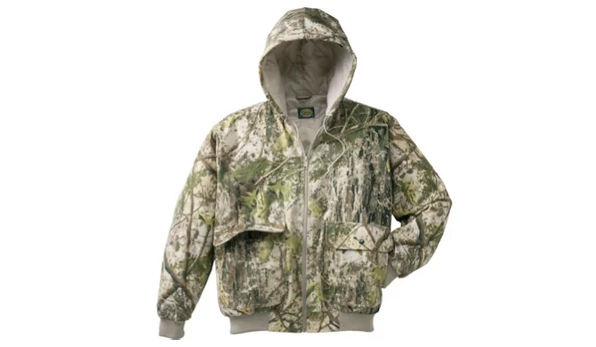 Cabela's ColorPhase Insulated Hooded Jacket, in its "warm" phase
