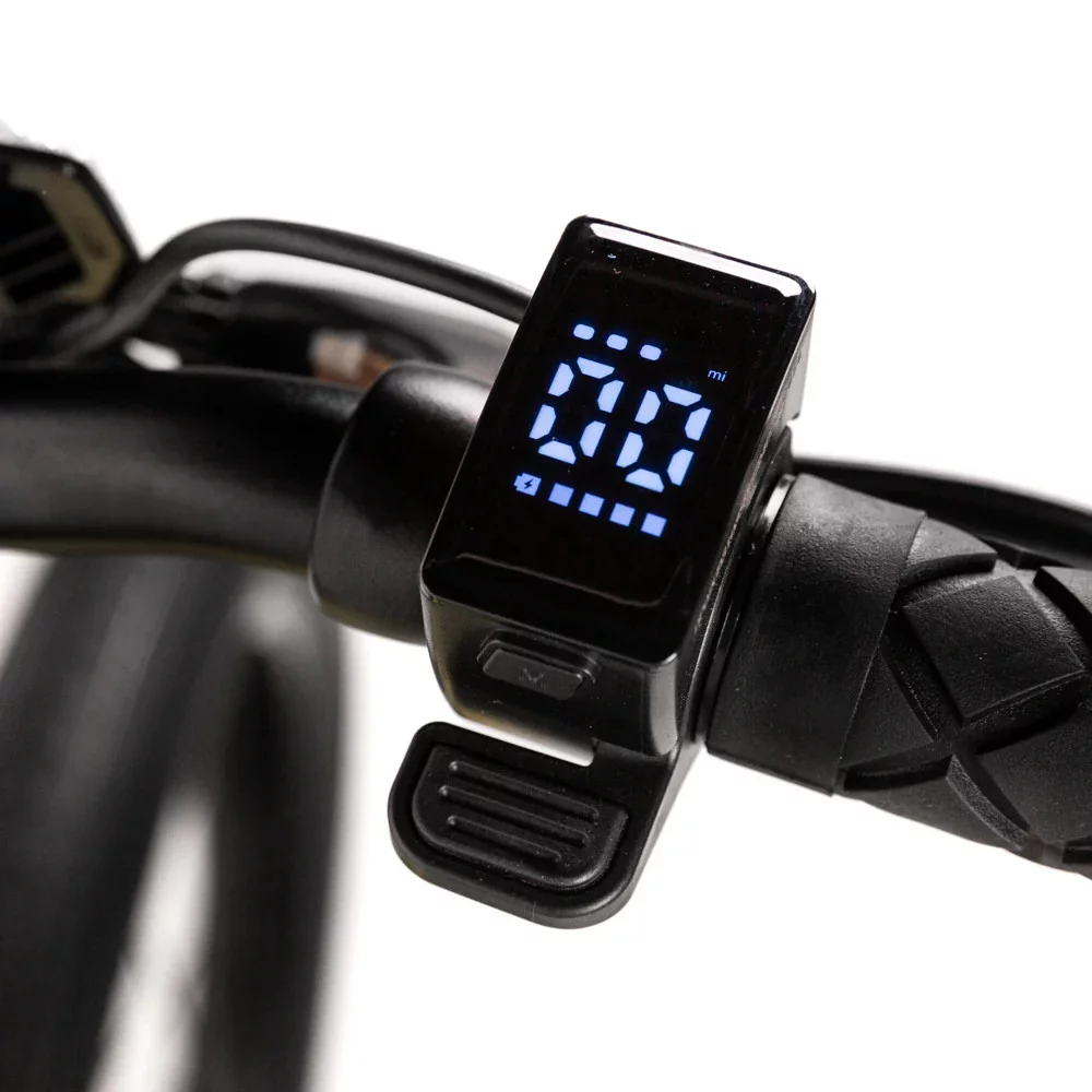 At-a-glance status info is available via the new backlit display