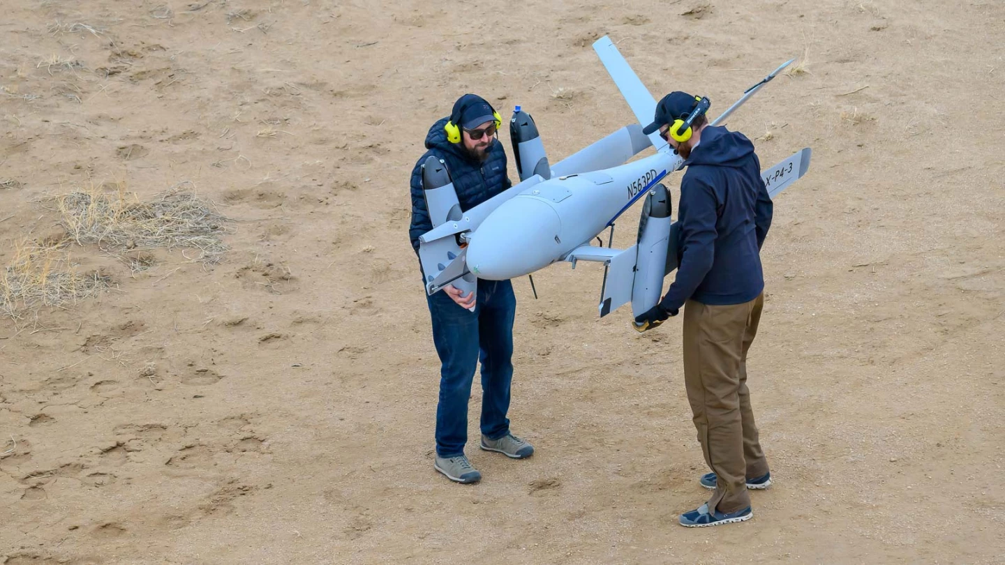 This design is exceptionally compact in its ready-to-fly VTOL configuration