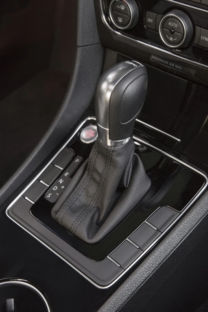 Mated to the Passat GT's V6 engine is a six-speed dual-clutch automatic transmission with steering-mounted shift paddles