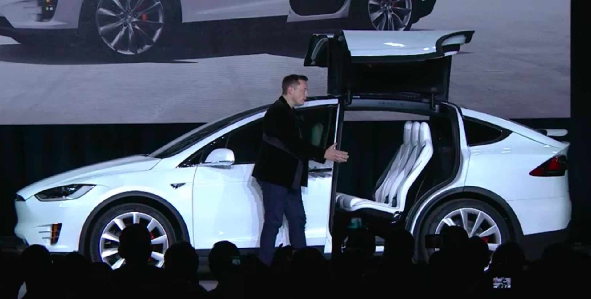 Elon Musk introduces the Tesla Model X