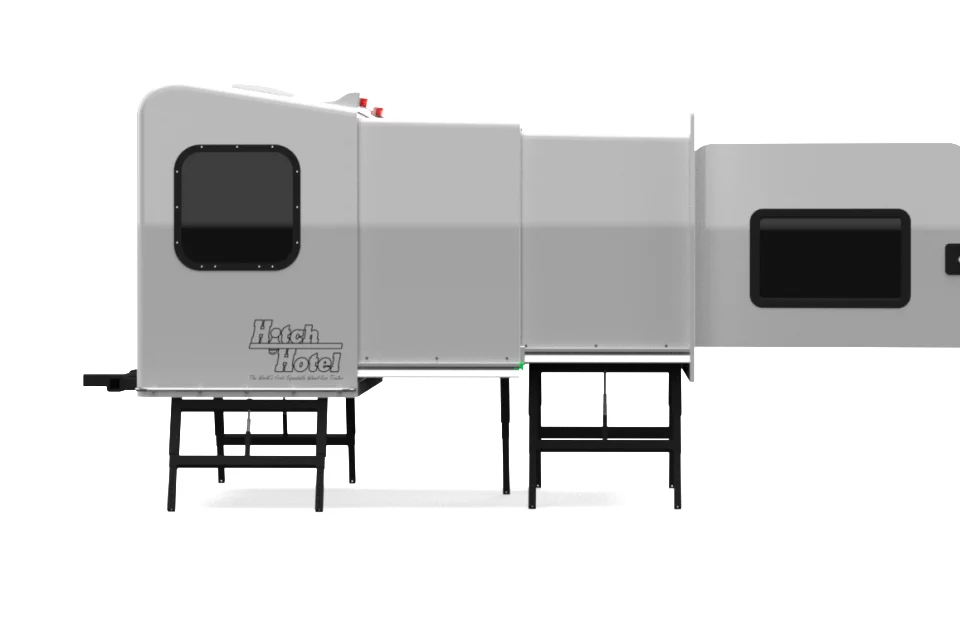 The Hitch Hotel offers a length of over 7 feet when expanded