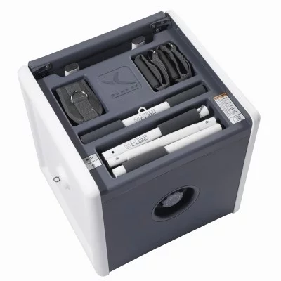 Fitness Cube offers a compact exercise solution for home use