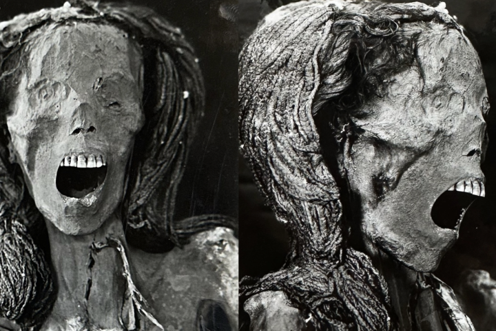 The anonymous mummy that has become known as the Screaming Woman had her dramatic expression photographed for the first time in 1939