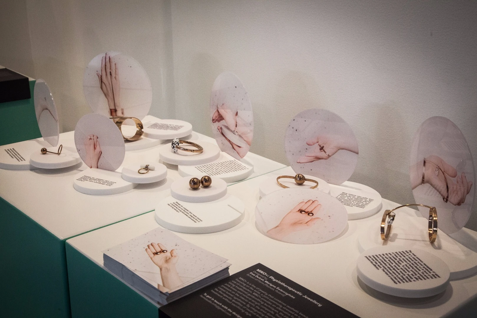 Global Grad Show: The winning concept, by Ewa Dulcet and Martyna Świerczyńska, from the School of Form in Poland, is a set of jewelry that also delivers physiotherapy for sufferers of carpal tunnel syndrome