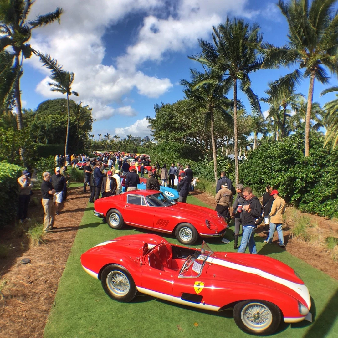 Ferrari 500 TRC Scaglietti Spider currently owned by JW (Bill) Marriott Jr. who sold it in 1990 only to repurchase it again in 1997