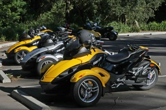 Eye-catching three wheeler