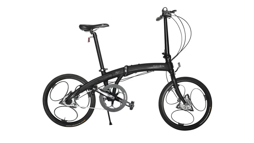 A set of Loopwheels, on a Dahon folding bike