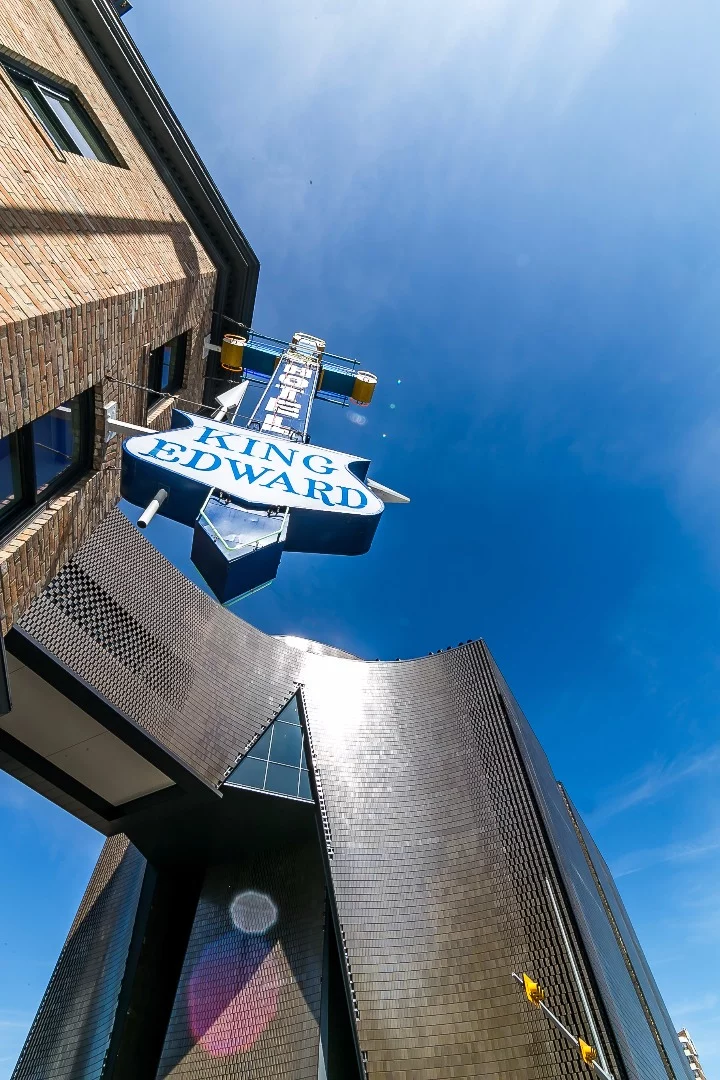 Built in 1905 the King Eddy Hotel was considered the largest artifact in the National Music Centre collection, its restoration involved putting each original brick on numbered pallets and then reassembling them—approximately 48,000 bricks—to their original glory