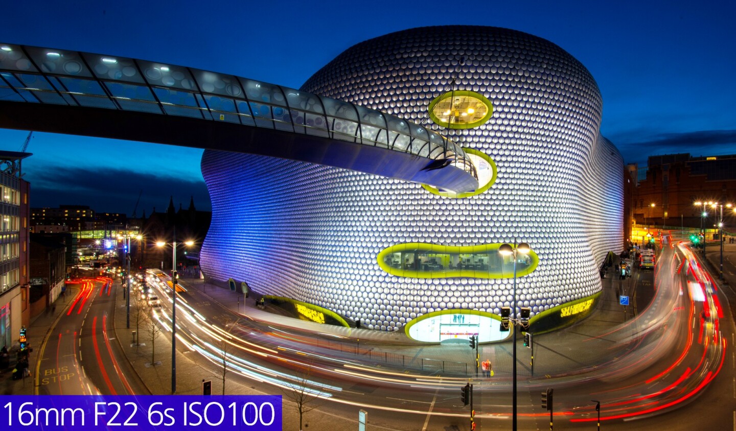 An example of a photo taken with a slow shutter speed