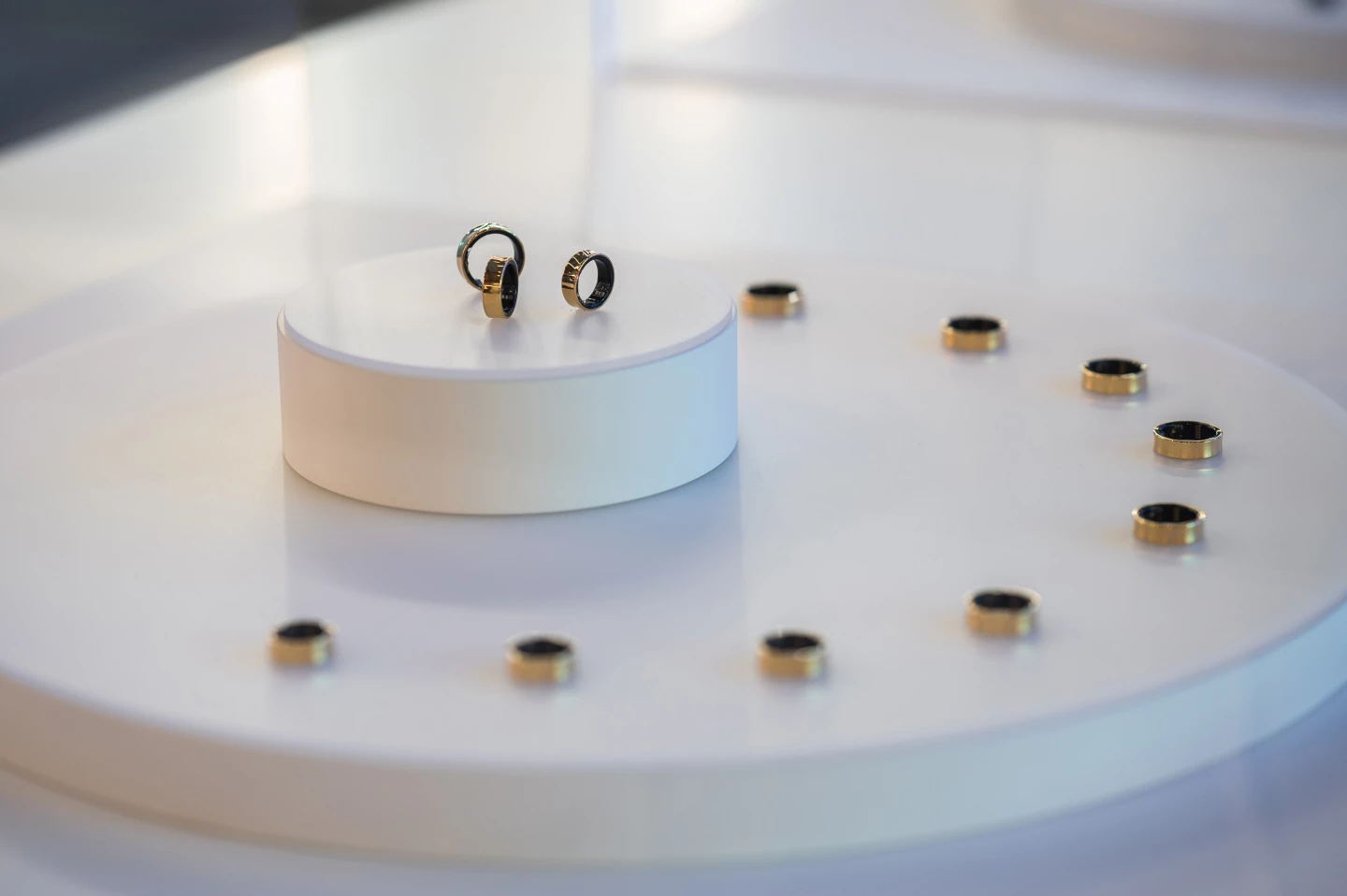 The Galaxy Ring is available in nine sizes and three colors
