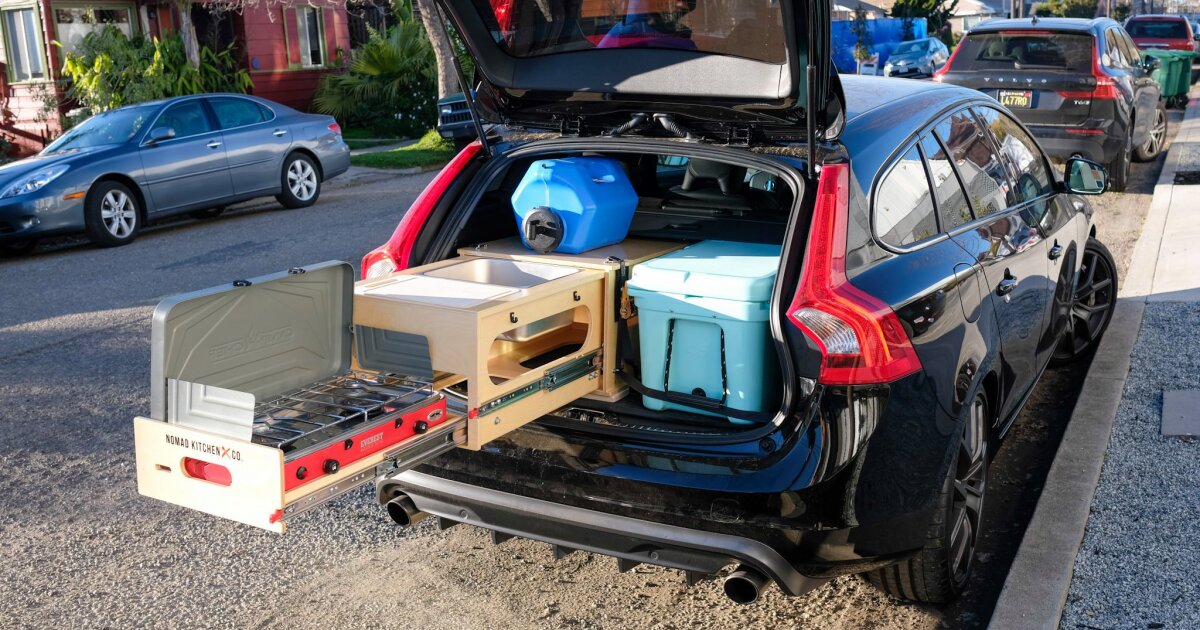 Cooler Size Nomad Kitchen Box Helps Turn 4x4 Or Wagon Into A Proper Rv