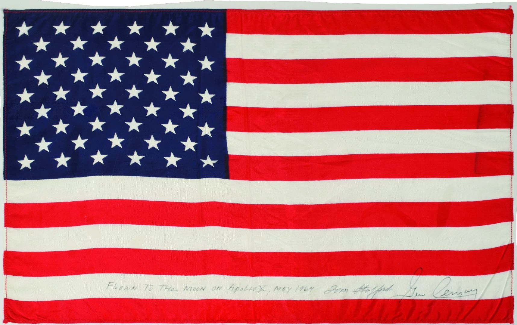 Flag flown in Apollo 10