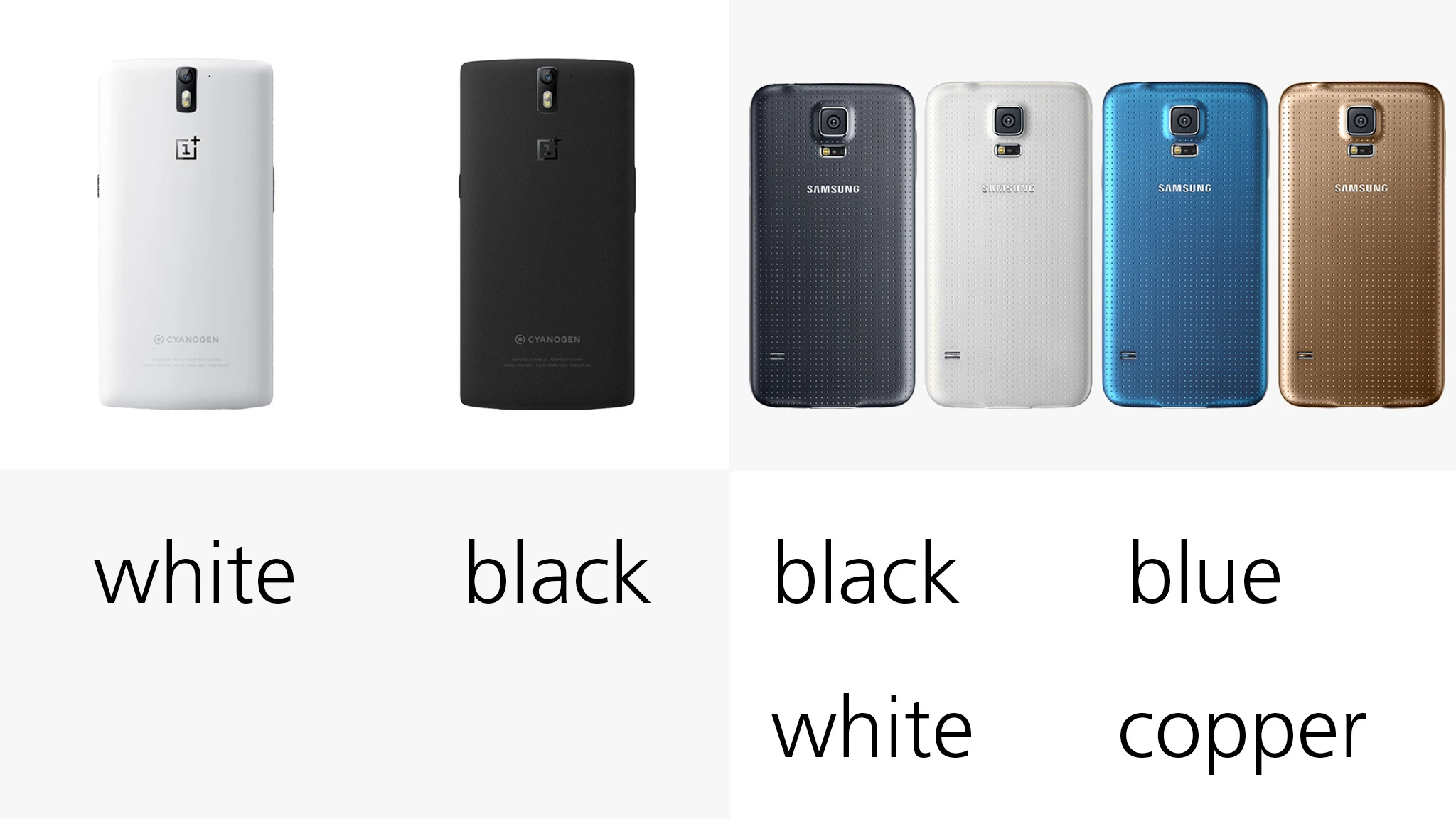 Color options
