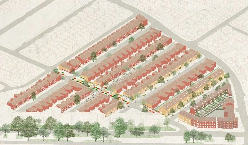 The Granby Four Streets project comprises a cluster of terraced houses in Toxteth that were earmarked for demolition