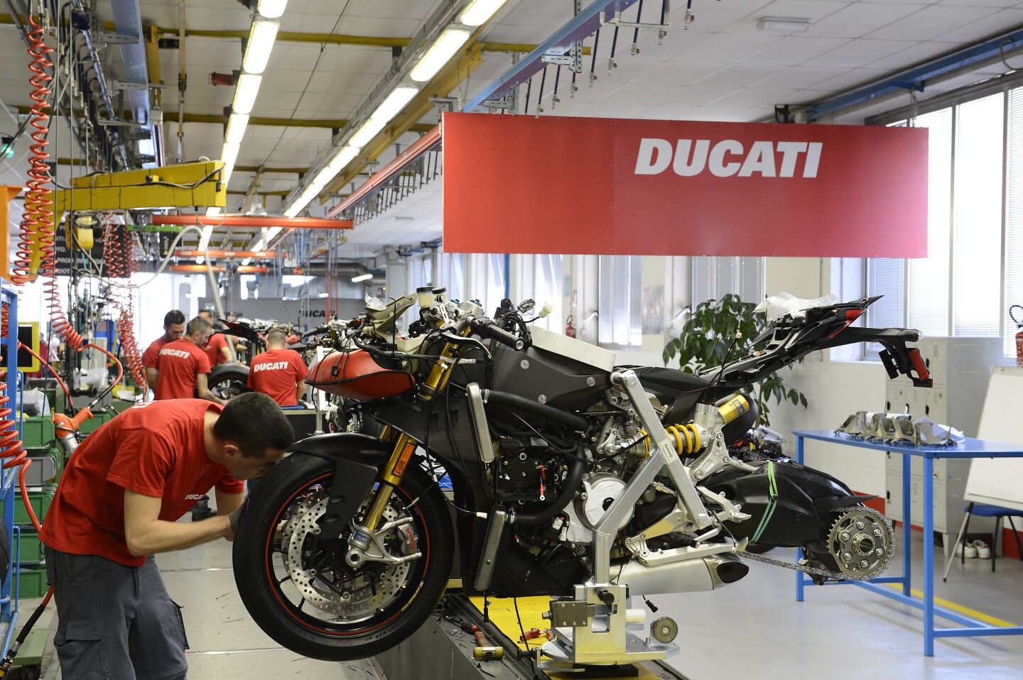 Ducati's Panigale is a prime example of a race bike for the road - it has not yet appeared as a WSBK