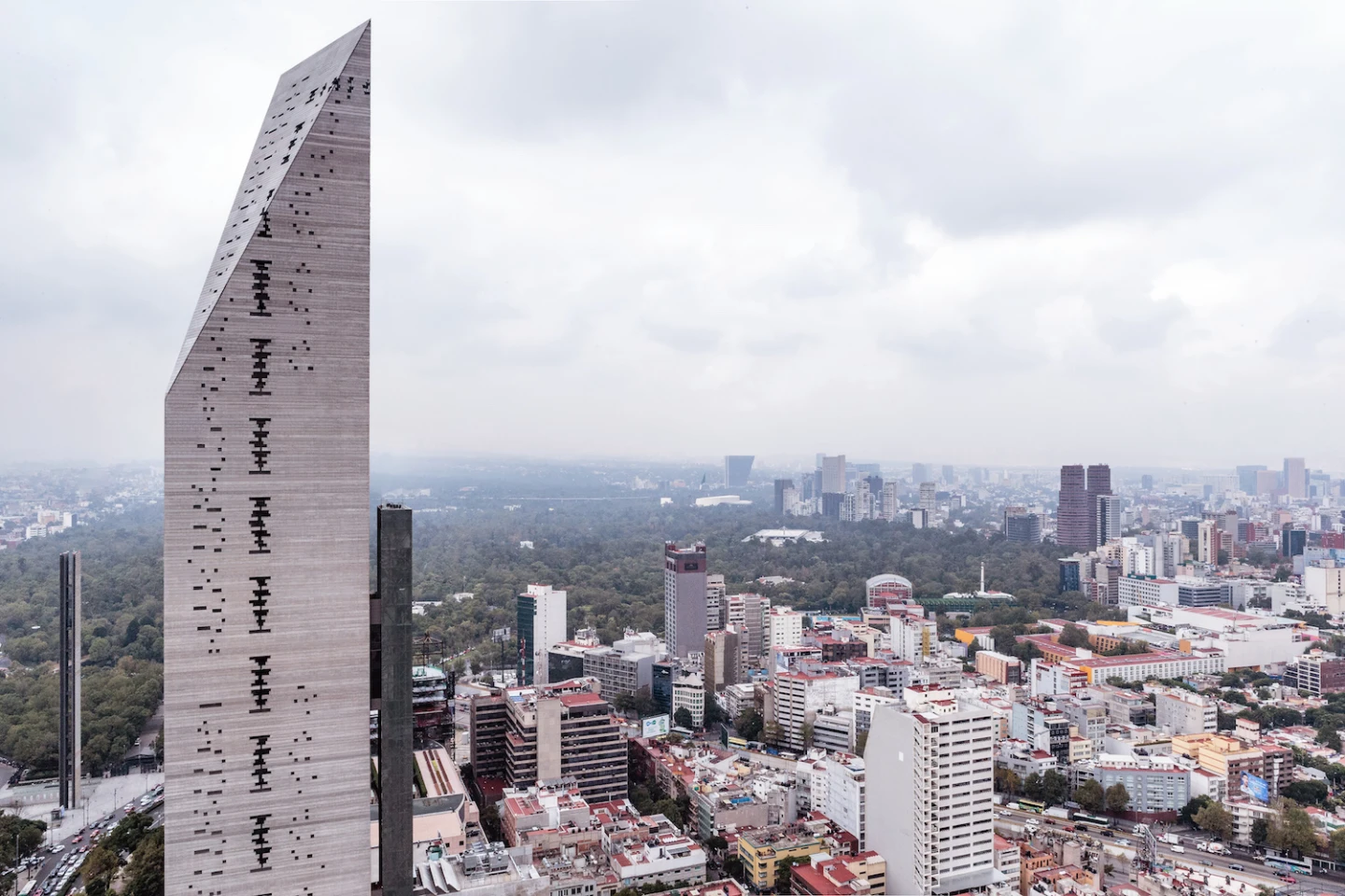Second place went to Torre Reforma, Mexico City's tallest skyscraper