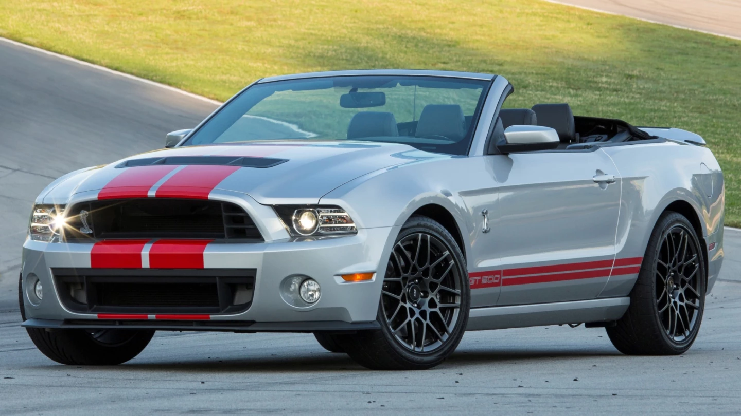 This Ford Shelby GT500 Convertible sold for $500,000 at the 2013 Barrett-Jackson Reno Tahoe Auction