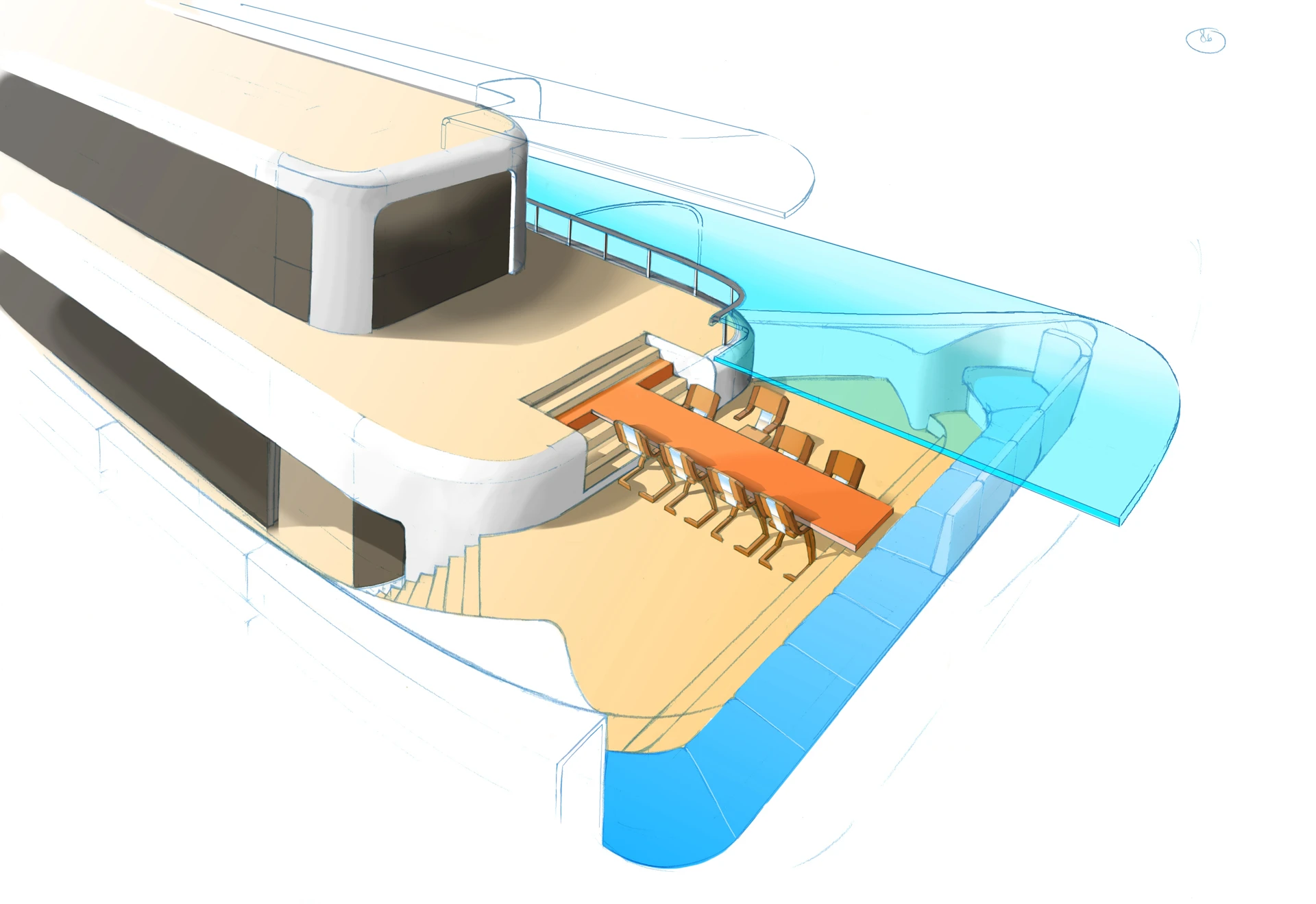 Feadship's concept Breate yacht