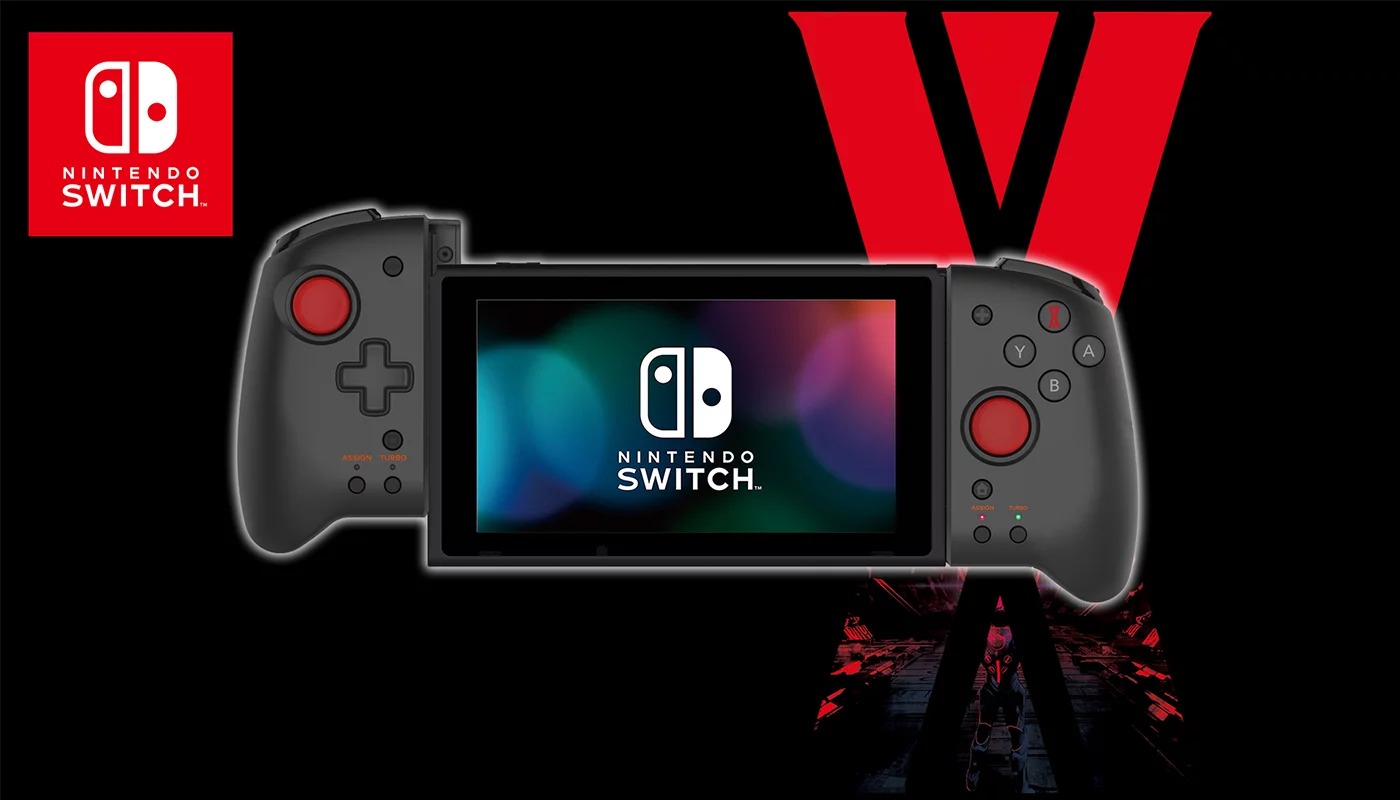 Hori is releasing a new controller for the Nintendo Switch that's basically a Pro Controller split in two, for handheld mode