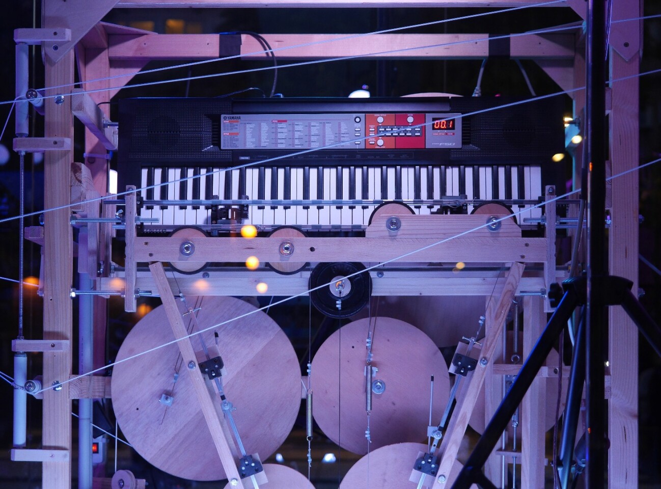 Huge music box puts tune creation in the hands of the public