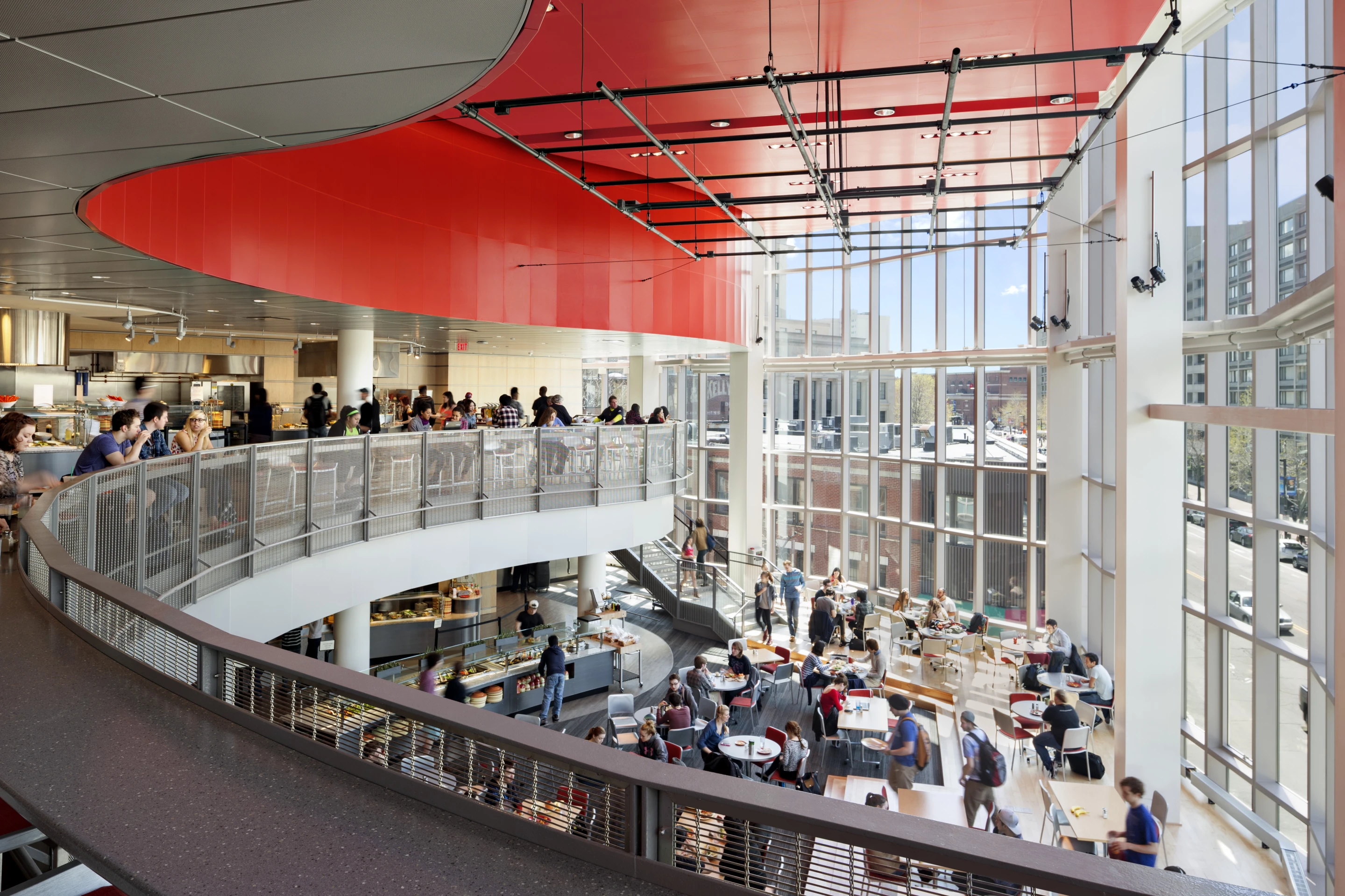 160 Massachusetts Avenue Tower also features a fitness center and music practice rooms (Photo: Robert Benson Photography)
